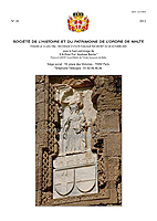 Bulletin n°26 de la Société de l'histoire et du patrimoine de l'Ordre de Malte