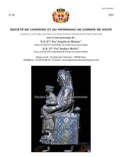 Bulletin n°40 de la Société de l'histoire et du patrimoine de l'Ordre de Malte