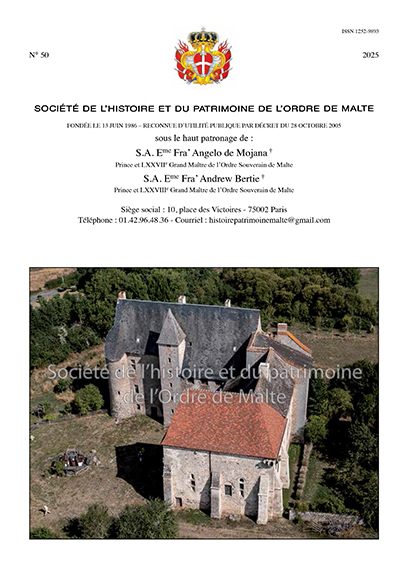 Bulletin n°50 de la Société de l'histoire et du patrimoine de l'Ordre de Malte